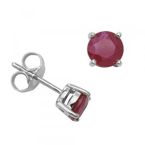 Ruby Earrings Anniversary Gift