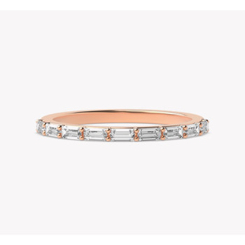 Rose Gold Eternity Rings